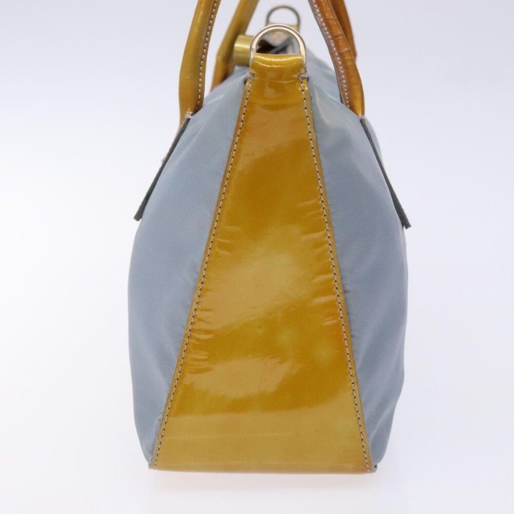 PRADA Hand Bag Nylon Light Blue Auth - Picture 6 of 16
